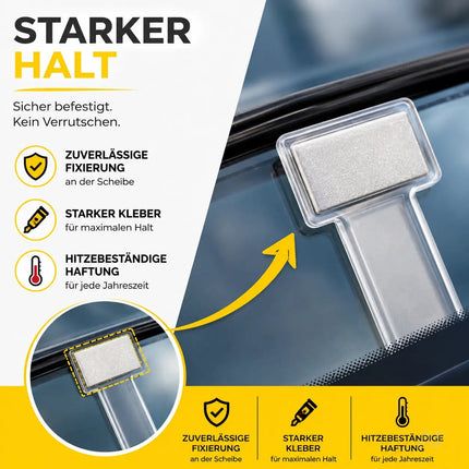2er Set Parkscheinhalter Clip - Halterung für Parkschein, Parkausweis - Zettelhalter für Auto – Detailansicht 5