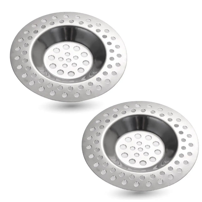 2er Universal Premium Abflusssieb - Haarsieb & Haarfänger für Dusche, Badewanne, Küche