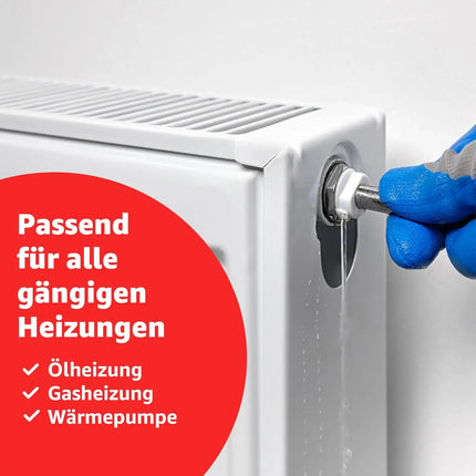2x Heizkörper Entlüftungsschlüssel - Entlüfterschlüssel zum entlüften - stabil & robust