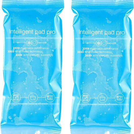 2x Kalt Warm Kompressen - MADE IN GERMANY - Kühlpads Set 29x12 cm - Vielseitige Kühl- und Warmkissen, Gelkissen Blau