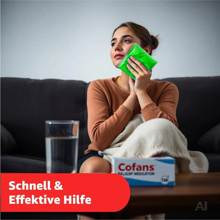 2x Kalt Warm Kompressen - MADE IN GERMANY - Kühlpads Set 29x12 cm - Grün – Detailansicht 2