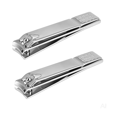 2x Nagelklipser - Nagelzwicker & Knipser - klein & groß Nagelclipper für Fussnägel & Fingernägel