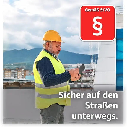 3 in 1 Set Auto Erste Hilfe Kit - KFZ-Verbandskasten, Warnweste, Warndreieck - Pannenset & Unfallzubehör für PKW - TK Gruppe® Offizieller Onlineshop