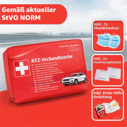 3 in 1 Set für Auto & Motorrad - Warnleuchte V16 - Notlicht IDIADA Zulassung Nr. PC21020060 – Detailansicht 6