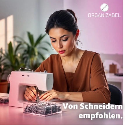 3000x Reißnagel, Kopfstifte & Stecknadeln mit 13mm Kopf für Bastelarbeiten, Näharbeiten, und DIX Projekte Silber - TK Gruppe® Offizieller Onlineshop