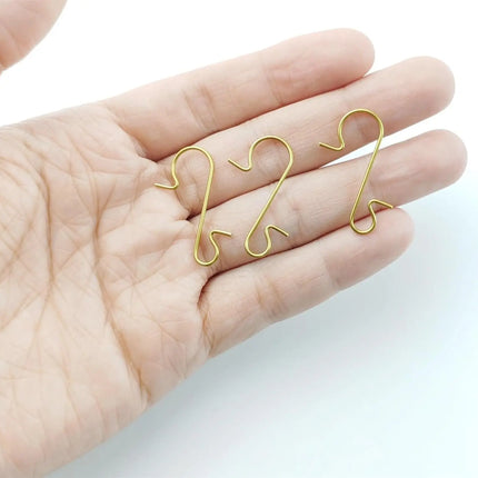 300x Haken Weihnachtsbaum Baumhaken Aufhänger Gold & Silber