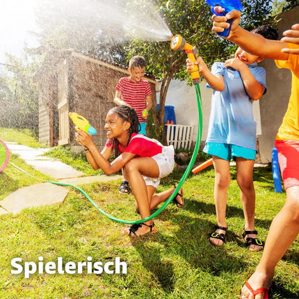3X Mini Wasserpistolen für Kinder - Große Reichweite & Tank - Spritzpistolen in bunten Farben ca. 8 cm Wasserspritzpistole
