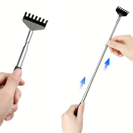 3er Rückenkratzer Set - Stabil & ausziehbar mit breiter Kratzfläche für effektive Linderung von Juckreiz - Massagegerät & Rückenkrauler
