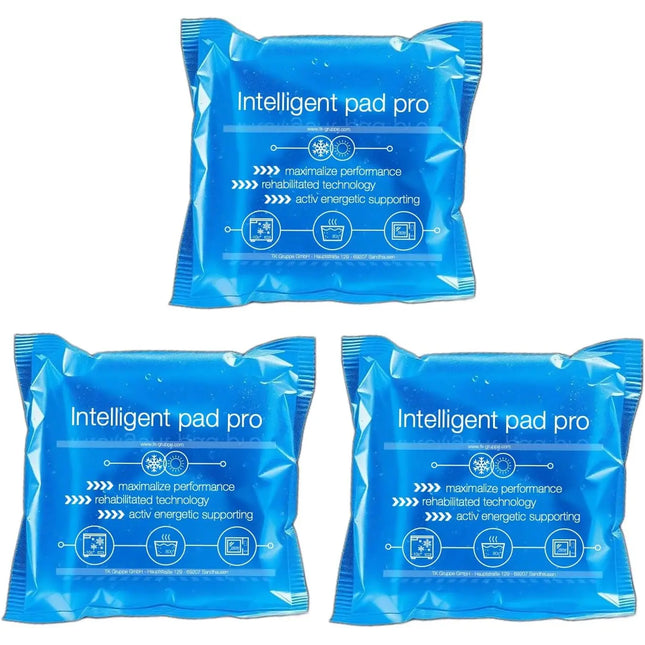 3er Set Kühlpacks Kühlpads - MADE IN GERMANY - 15x15 cm - Kalt & Warm Kompresse - Prellungen & Insektenstiche & Schmerzen Gel Kühlkissen & Kühlakku Blau - TK Gruppe® Offizieller Onlineshop