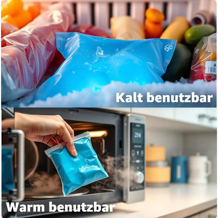 3er Set Kühlpacks Kühlpads - MADE IN GERMANY - 15x15 cm - Kalt & Warm Kompresse - Prellungen & Insektenstiche & Schmerzen Gel Kühlkissen & Kühlakku Blau - TK Gruppe® Offizieller Onlineshop