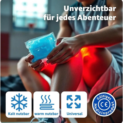 3er Set Kühlpacks Kühlpads - MADE IN GERMANY - 15x15 cm - Kalt & Warm Kompresse - Prellungen & Insektenstiche & Schmerzen Gel Kühlkissen & Kühlakku Blau - TK Gruppe® Offizieller Onlineshop
