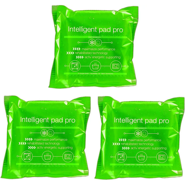3er Set Kühlpacks Kühlpads - MADE IN GERMANY - 15x15 cm - Kalt & Warm Kompresse - Prellungen & Insektenstiche & Schmerzen Gel Kühlkissen & Kühlakku Grün - TK Gruppe® Offizieller Onlineshop
