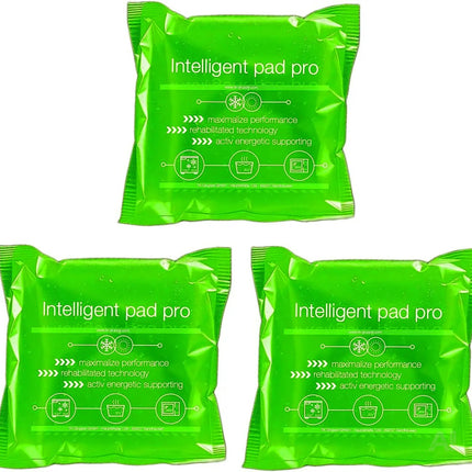 3er Set Kühlpacks Kühlpads - MADE IN GERMANY - 15x15 cm - Grün