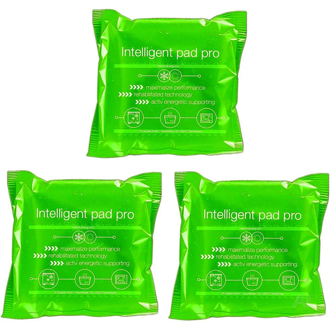 3er Set Kühlpacks Kühlpads - MADE IN GERMANY - 15x15 cm - Kalt & Warm Kompresse - Prellungen & Insektenstiche & Schmerzen Gel Kühlkissen & Kühlakku Grün - TK Gruppe® Offizieller Onlineshop
