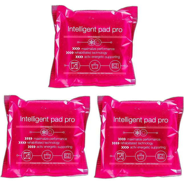 3er Set Kühlpacks Kühlpads - MADE IN GERMANY - 15x15 cm - Kalt & Warm Kompresse - Prellungen & Insektenstiche & Schmerzen Gel Kühlkissen & Kühlakku Pink - TK Gruppe® Offizieller Onlineshop