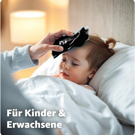 3er Set Kühlpacks Kühlpads - MADE IN GERMANY - 15x15 cm - Kalt & Warm Kompresse - Prellungen & Insektenstiche & Schmerzen Gel Kühlkissen & Kühlakku Schwarz - TK Gruppe® Offizieller Onlineshop