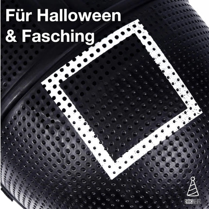 3x Set Squid Game Masken (Dreieck, Viereck, Boss) als Kostüm für Herren & Damen für Halloween, Fasching & Karneval
