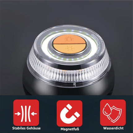 3x V16 DGT Notlicht – Warndreieck Alternative & Sicherheitsleuchte – Pflicht ab 2026 Spanien – Pannenhilfe für Auto & Motorrad