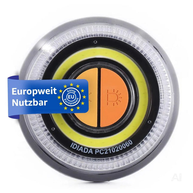 3x Warnleuchte V16 DGT – zugelassenes Notlicht & Warndreieck Ersatz – Pflicht ab 2026 in Spanien – Sicherheitslicht für Auto & Motorrad