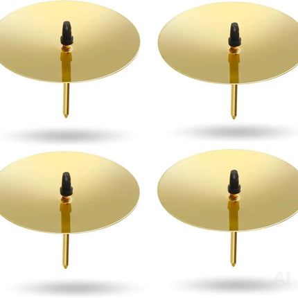 4X Kerzenstecker ca. 5 cm für Kerzen als Kerzenhalter Adventskranzstecker für Adventskranz