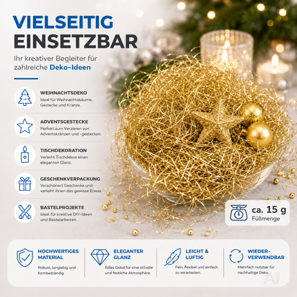 Goldfarbenes Engelshaar