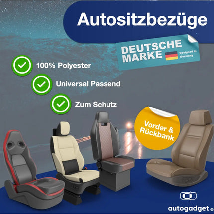 4er Autositzbezüge Auto Schonbezüge & Sitzbezüge für Seitenairbag