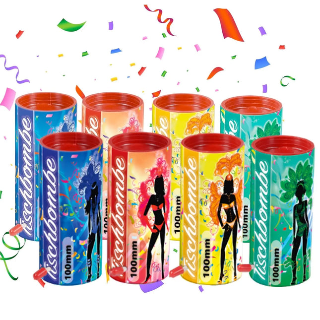 4er Party Tischbomben Partypopper Tischfeuerwerk für Partys & Feuerwerk Silvester Kat. F1 für Jugendlichen & Kinder Jugendfeuerwerk 2025- Jugendfeuerwerk