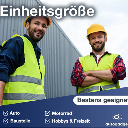 4X Warnwesten Auto gelb - Warnweste Pannenweste 2024 Unfallweste ISO20471 - Sicherheitsweste - TK Gruppe® Offizieller Onlineshop