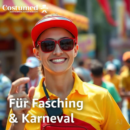 5 in 1 Lifeguard Set wie Baywatch – Fasching Kostüm Karneval Verkleidung Rettungschwimmer Bademeister mit Boje Rettungsring Rettungsbrett Schwimmboje Herren & Damen