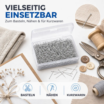 50 gr. ca - 1500 Stk. Reißnagel Stecknadeln Reissnagel Kopfstifte Stecknadel