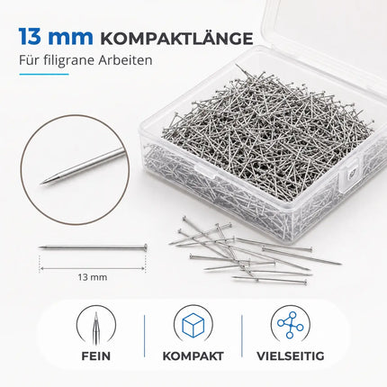 50 gr. ca - 1500 Stk. Reißnagel Stecknadeln Reissnagel Kopfstifte Stecknadel