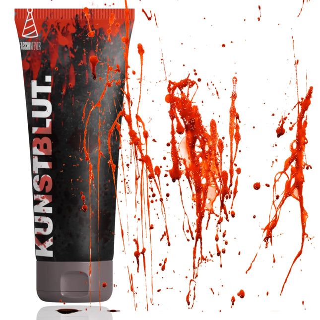 50 ml Blut - abwaschbar & täuschend echt - &Kunstblut zum Schminken - Fake Blood Verkleiden - Halloween & Fasching