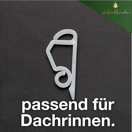 50x Clips Lichtvorhang & Lichterkette Haken Haken Halterung & Befestigung
