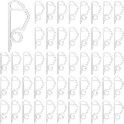 50x Haken Lichterketten Halterung & Lichtvorhang Clips & Befestigung - Dachrinnenhaken an Weihnachten