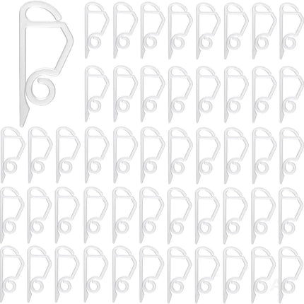 50x Haken Lichterketten Halterung & Lichtvorhang Clips & Befestigung - Dachrinnenhaken an