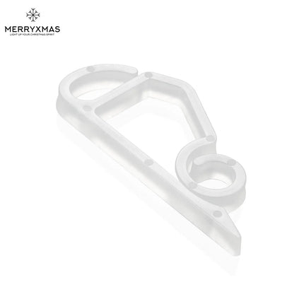 50x Haken Lichterketten Halterung & Lichtvorhang Clips & Befestigung - Dachrinnenhaken an Weihnachten