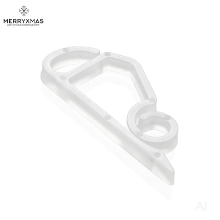 50x Haken Lichterketten Halterung & Lichtvorhang Clips & Befestigung - Dachrinnenhaken an – Detailansicht 5