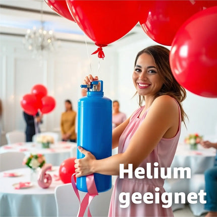 50x Luftballons rot Ø 35 cm - Helium geeignet - Kein Plastik -