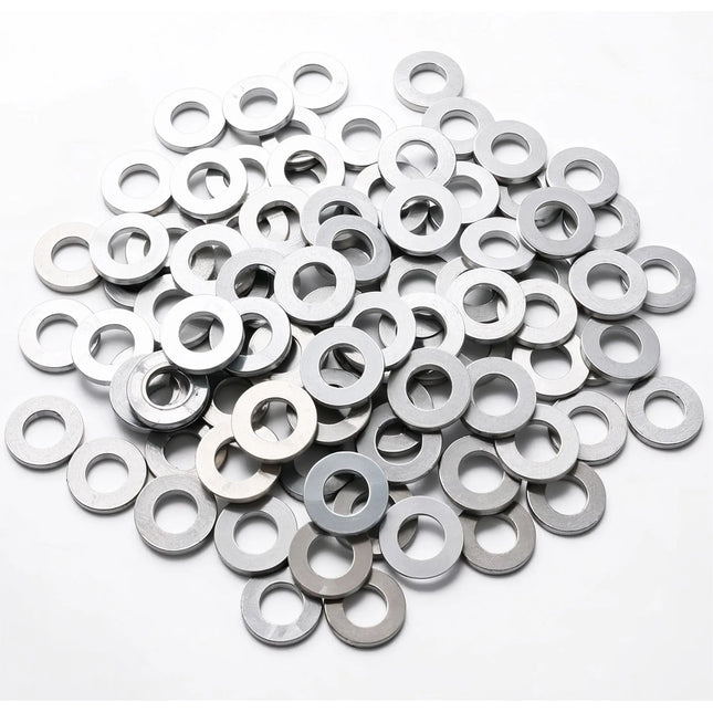 50x M6 Unterlegscheiben - Edelstahl & Rostfrei - Flache Sicherungsscheiben & Karosseriescheiben