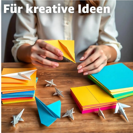 50x Papier Tonpapier Buntpapier 220 g/m² - A4 Kopierpapier Druckerpapier - 10 Farben