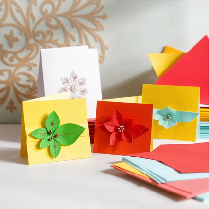 50x Papier bunt - 220 g/m² - Bastelpapier & Buntpapier - für Drucker & Basteln - Tonpapier & Tonkarton