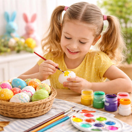 50x Plastikeier – weiße Kunststoffeier 6 cm zum Bemalen & Basteln – Ostern Dekoeier für Deko und Dekoration