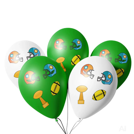 25x Super Bowl Luftballons Ballons Deko Dekoration Party Set American Football