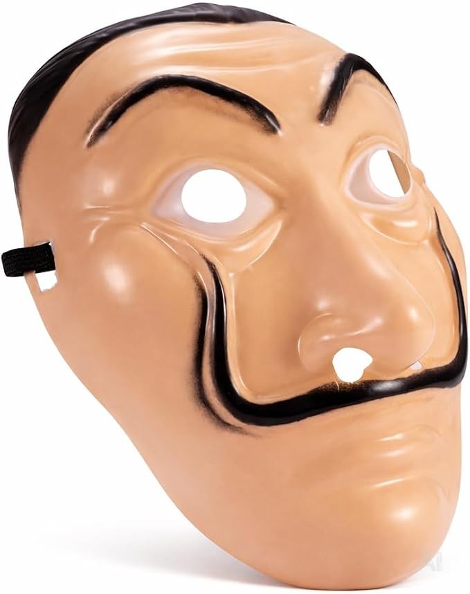 Haus des Geldes Maske - Kostümmaske - Salvador Dali - Fasching & Halloween