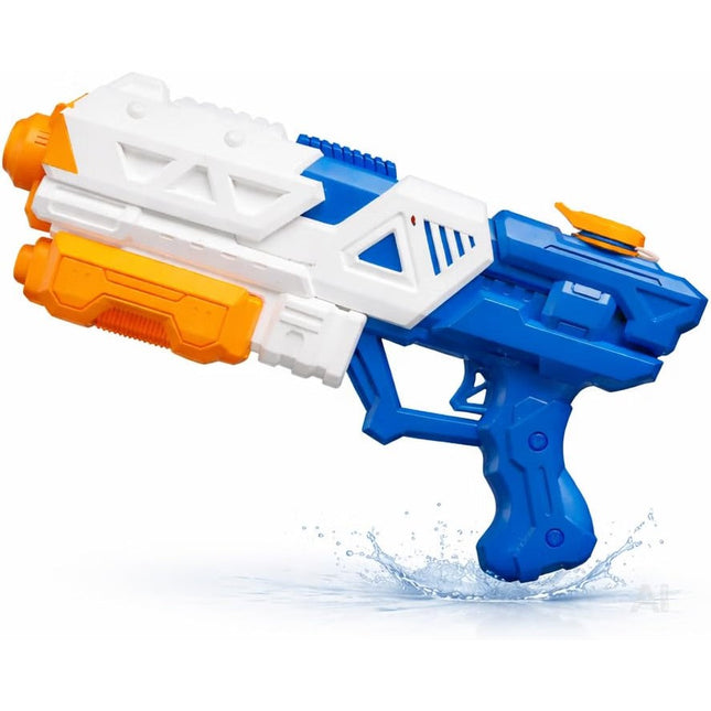 Wasserpistole für Kinder – Wasserspritzpistole & Spritzpistole für Garten, Pool, Strand, Sommer & Kindergeburtstag (XXL Wasserpistole 38 cm)