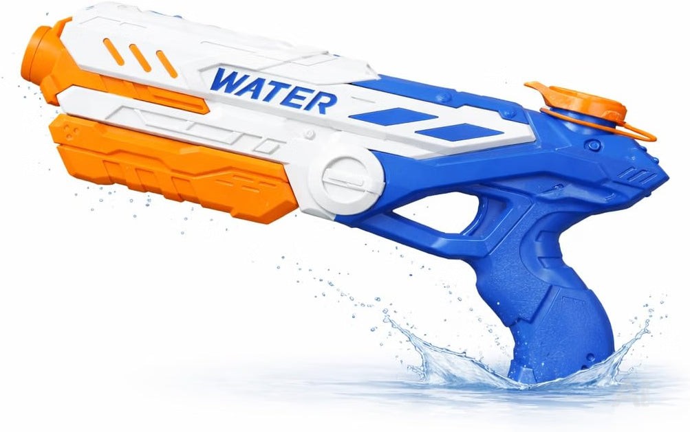 Wasserpistole für Kinder – Wasserspritzpistole & Spritzpistole für Garten, Pool, Strand, Sommer & Kindergeburtstag (XXL Wasserpistole 32.5 cm)