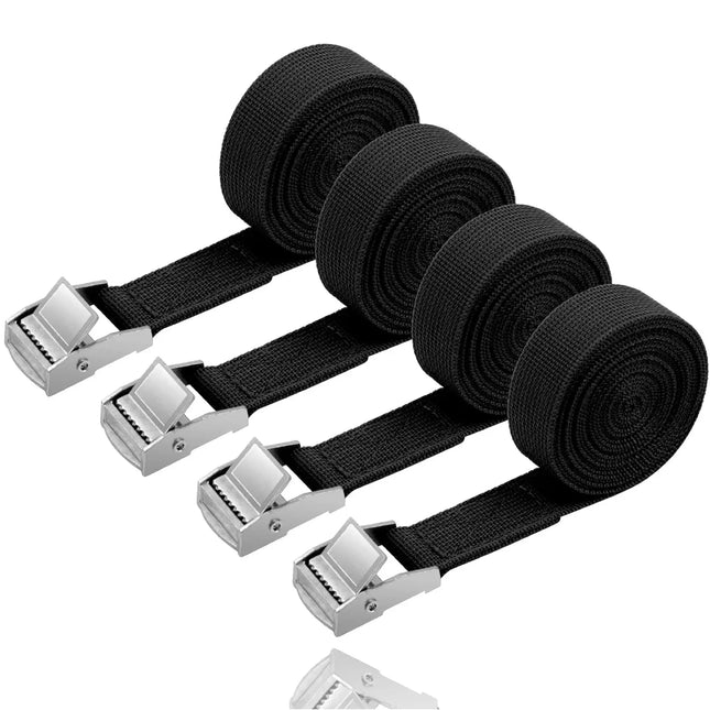 5X 250 cm Zurrgurt Spanngurte Befestigungsriemen - Gurt - Riemen zur Befestigung