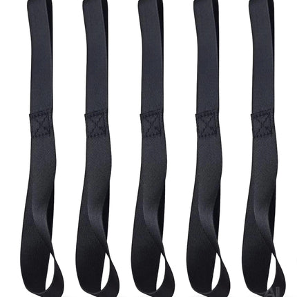 5X Zurrschlaufen - Schlaufen 30 cm Dopelschlaufen Rundschlinge Halteband