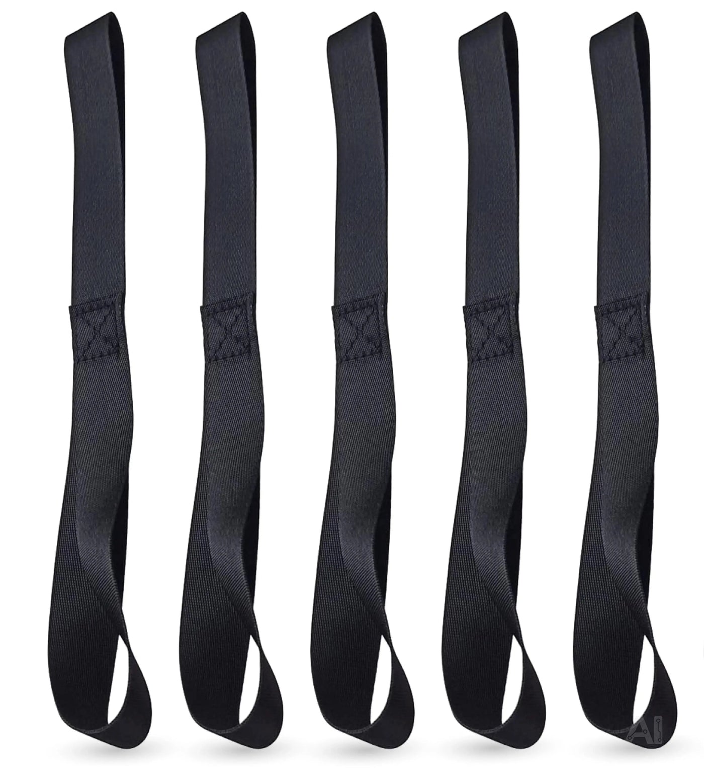 5X Zurrschlaufen - Schlaufen 30 cm Dopelschlaufen Rundschlinge Halteband