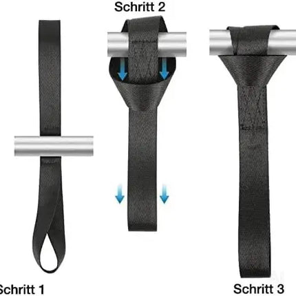 5X Zurrschlaufen - Schlaufen 30 cm Dopelschlaufen Rundschlinge Halteband